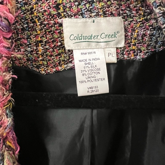 Vintage Coldwater Creek Tweed Blazer - Picture 6 of 6